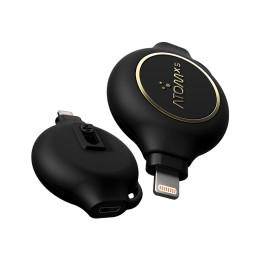 Keychain Phone Charger - 1,300 mAh - Lightning® Connector