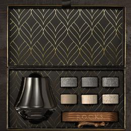 The Connoisseur's ROCKS Whiskey Chilling Stones Gift Set - Nosing Whiskey Glass Edition (UK/EU/APAC)