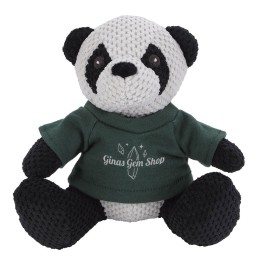 Friendly Bunch Plush Animal with T-Shirt - Panda