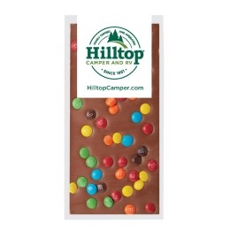 Gourmet Belgian Chocolate Bar with Your Choice of Topping