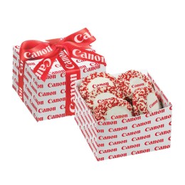 Your Brand Color Sprinkled Oreos® with Printed Logo in Custom Gift Box - 5 pc
