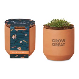 Custom Modern Sprout® Tiny Terracotta Grow Kit
