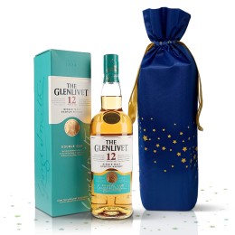 The Glenlivet 12-Year-Old Single Malt Scotch Whisky with Elegant Gift Bag