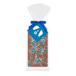 Gourmet Belgian Chocolate Bar Gift Bag with Your Brand Color Sprinkles