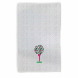 Colorful Golf Ball Hand Towel (Personalized Name)