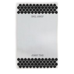 Geometric Hand Towel (Personalized)