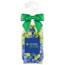 Your Brand Color Popcorn in Custom Gift Bag