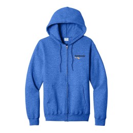 Port & Company® Core Fleece Full-Zip Hooded Sweatshirt - Unisex