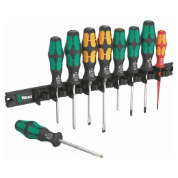 Wera Kraftform Screwdriver Set With Magnetic Strip - 9 pcs (UK/EU/UAE)