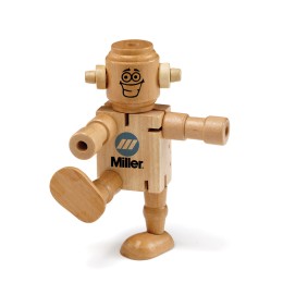 Robodroidbot Wooden Poseable Robot Fidget Toy