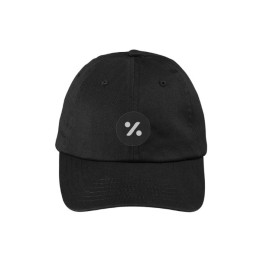 Big Accessories 6-Panel Unstructured Twill Cap - Black