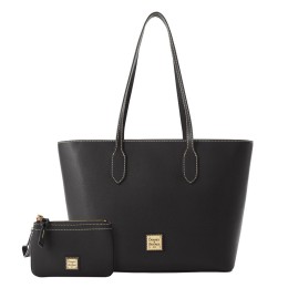 Dooney & Bourke Saffiano Tote Bag and Medium Wristlet
