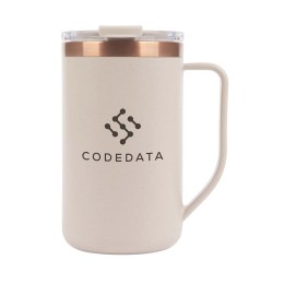 Perka® Guji Recycled Steel and Coffee Grounds Mug - 15 oz.