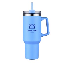 Lucas Double Wall Stainless Steel Travel Mug - 40 oz.