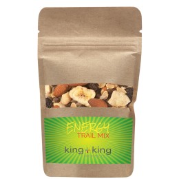 Healthy Snack Mix in Resealable Window Kraft Pouch
