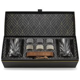 The Connoisseur’s ROCKS Whiskey Chilling Stones Gift Set - Palm Glass Edition (UK/EU/APAC)
