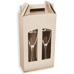 Hand Craft Box Champagne Glass Set