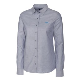 Cutter & Buck Stretch Oxford Long Sleeve Dress Shirt - Women's