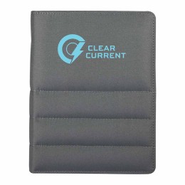 Puffer Zippered Padfolio with FSC© Recycled Paper