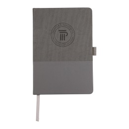 FSC Recycled Ribbed Bound Journal - 5.5" x 8.5"