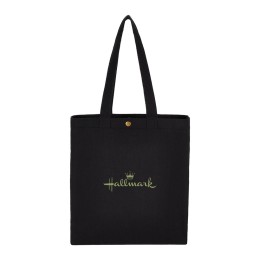 Repose Recycled Cotton Box Tote with Snap - 10 oz.