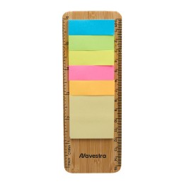 FSC Certified Bamboo Ruler with Sticky Notes