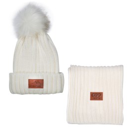 Leeman™ 2-in-1 Ribbed Knit Winter Gift Set