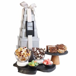Custom Premium Sweet Snacks Gourmet Gift Tower