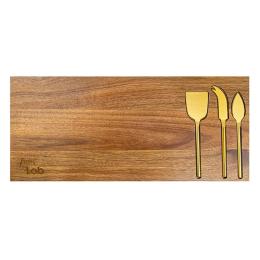 Wright Acacia Wood Serving Set - 4 pc - Natural