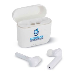 Logan Auto Pair True Wireless Earbuds w/Case