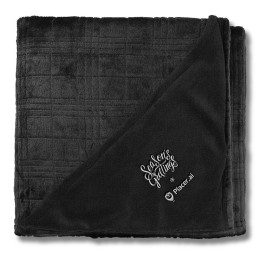 Luxury Comfort Flannel Fleece Blanket - Black