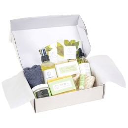 Relaxation All-Natural Men's Skincare Grooming Large Gift Box - Eucalyptus Scent