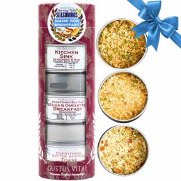 Gustus Vitae Made for Breakfast: The Morning Table Seasoning Gift Pack - Set of 3