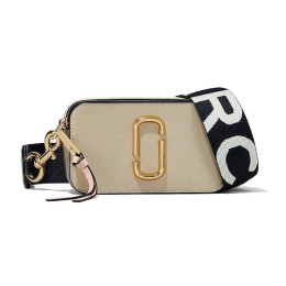 Marc Jacobs Color Blocked Snapshot Crossbody Bag - Khaki Multi