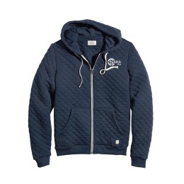 Marine Layer Corbet Quilted Full Zip Hoodie - Unisex