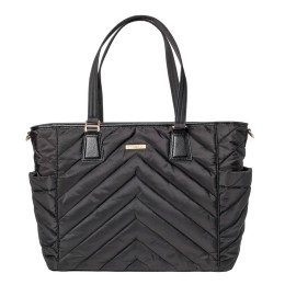 MinkeeBlue Ella Puffer Tote w/Lunch and Shoe Bag