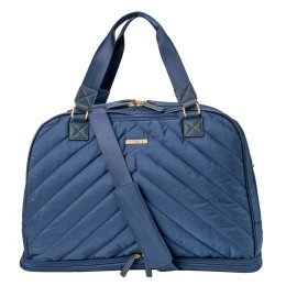 MinkeeBlue Puffer Duffel Bag