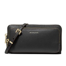 Jet Set Continental Crossbody Bag - Black - Large