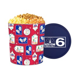Holiday 3-Flavored Popcorn Tin - 3.5 Gallon