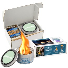 Endless Summer Portable S'mores Night Pack w/Hershey Bars (Custom Tin Lid and Box Label)