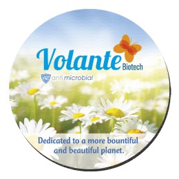 Custom BIC® PrevaGuard™ 8" Round Mouse Pad