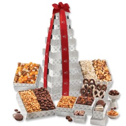 Silver Delights Giant Party Tower