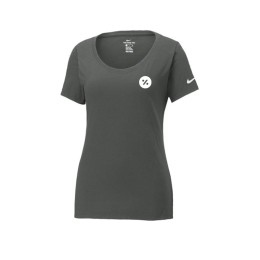 Nike Dri-FIT Cotton/Poly Scoop Neck Tee - Women's