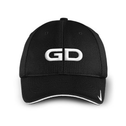 Nike Dri-FIT Stretch Mesh Sandwich Bill Cap - Black/White, S/M