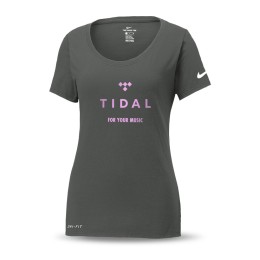 Nike Dri-FIT Cotton/Poly Scoop Neck Tee - Women's