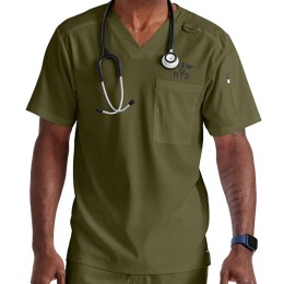 Grey's Anatomy By Barco Murphy Scrub Top - Men's