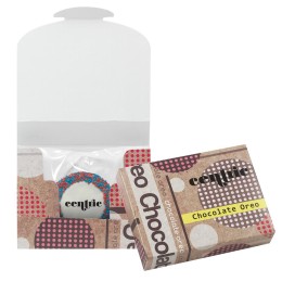 Your Brand Color Sprinkled Oreo® with Printed Logo Gift Box - 1 pc
