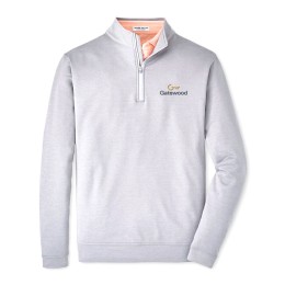 Peter Millar Perth Melange Performance Quarter-Zip - Men's