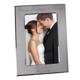 Today, Tomorrow & Always Wedding Silver Picture Frame (Personalized)