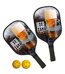 Pickleball Paddle and Ball Set (Full Color Imprint)
